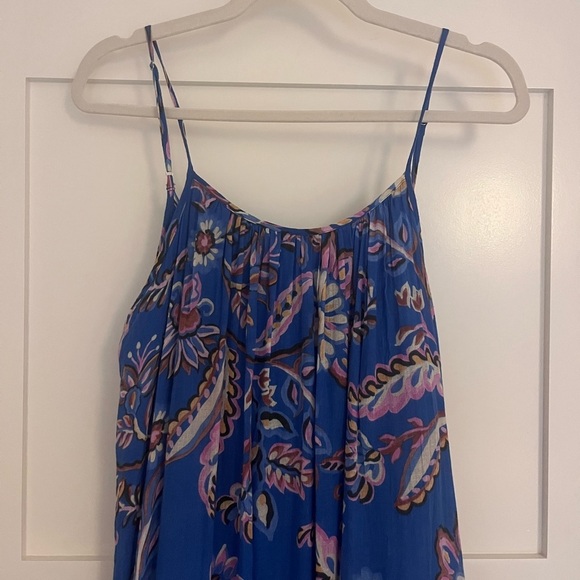 Mango Long Floral Print Dress Sz M - Picture 7 of 11